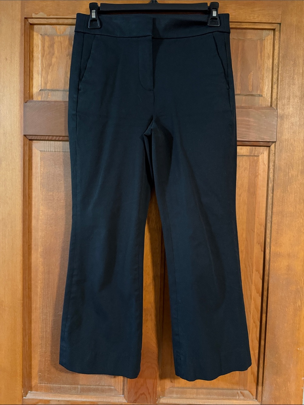 J. Crew Kelsey Black Cropped Flare